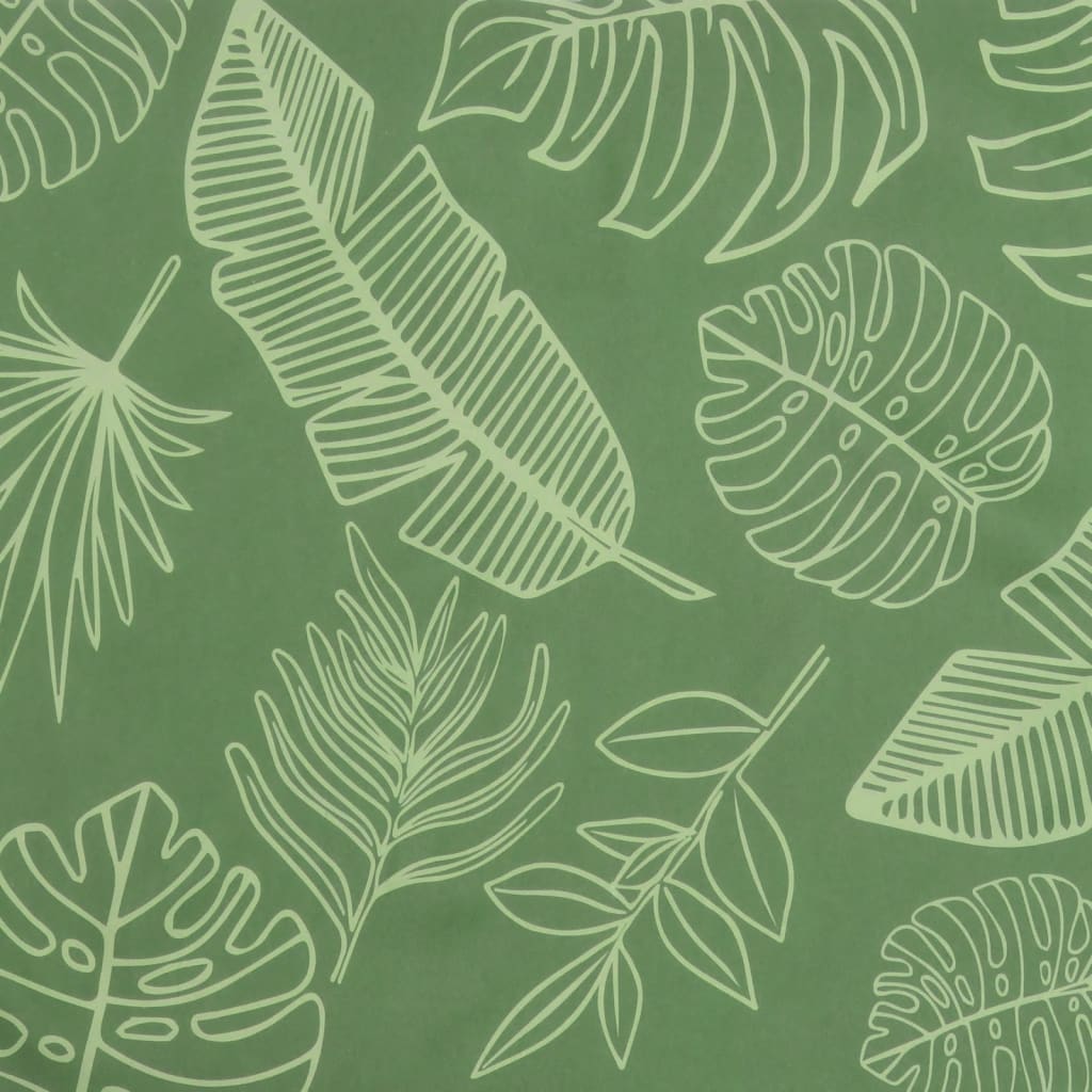 Coussins pour chaises basses 2 pcs Tissu motif feuilles