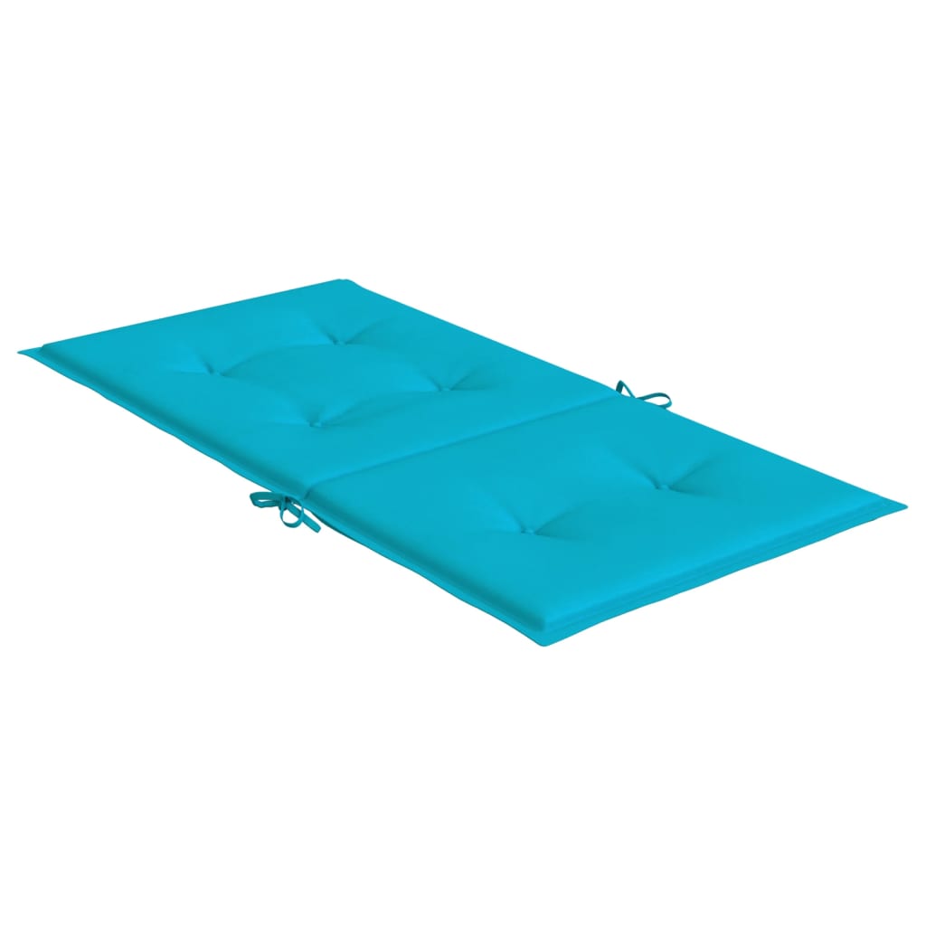 Coussins pour chaises basses 2 p. Tissu turquoise
