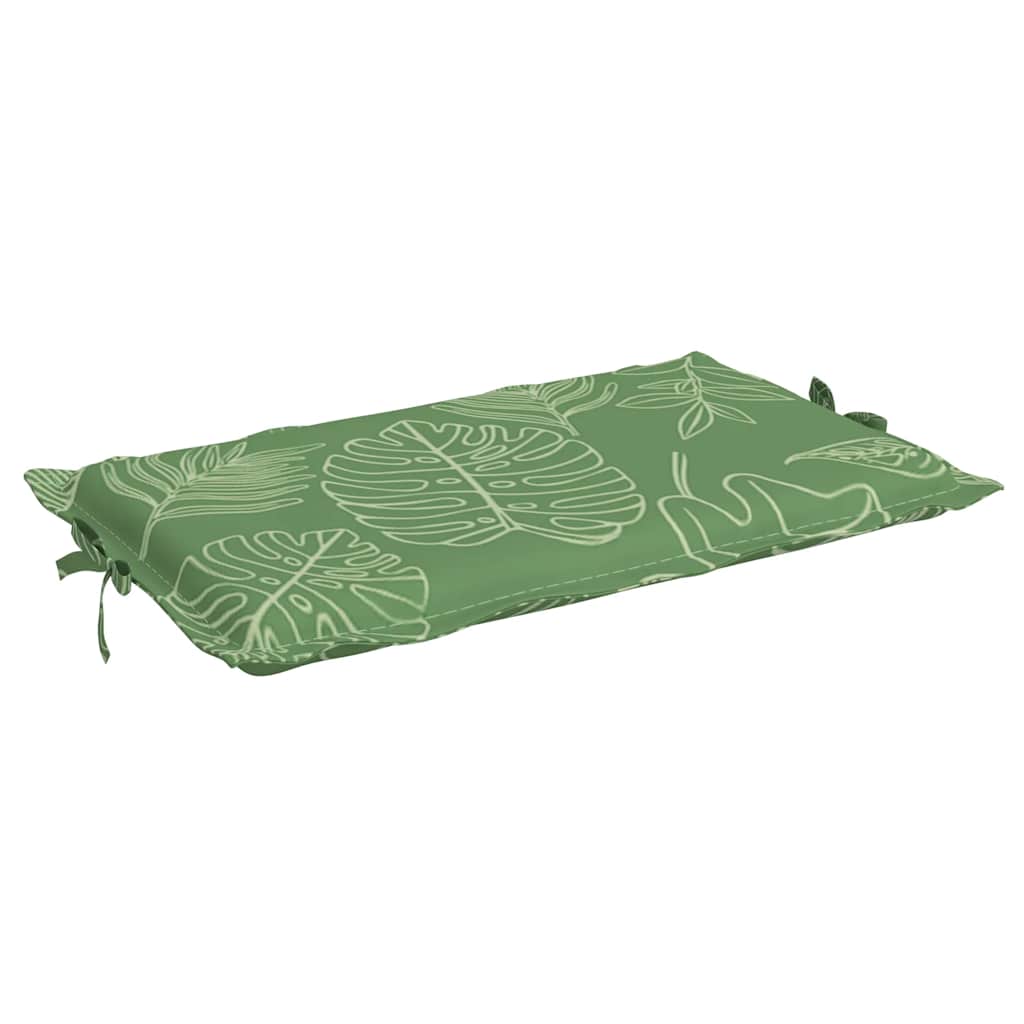 Coussin de transat motif feuilles tissu Oxford