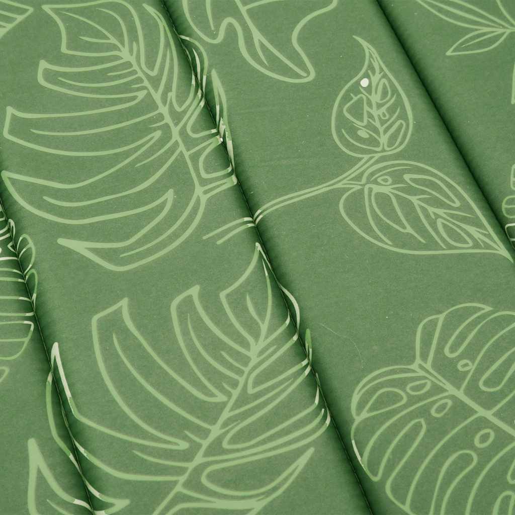Coussin de transat motif feuilles tissu Oxford