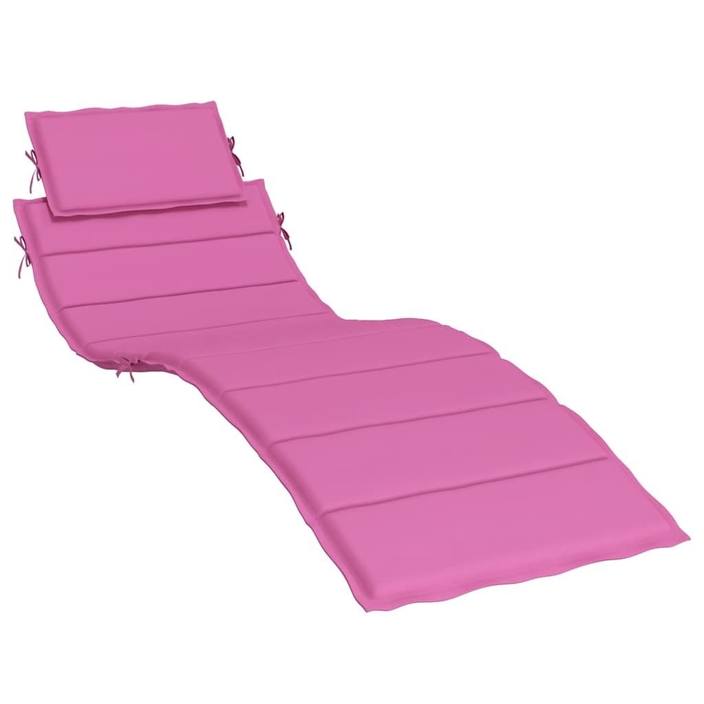 Coussin de transat rose en tissu Oxford