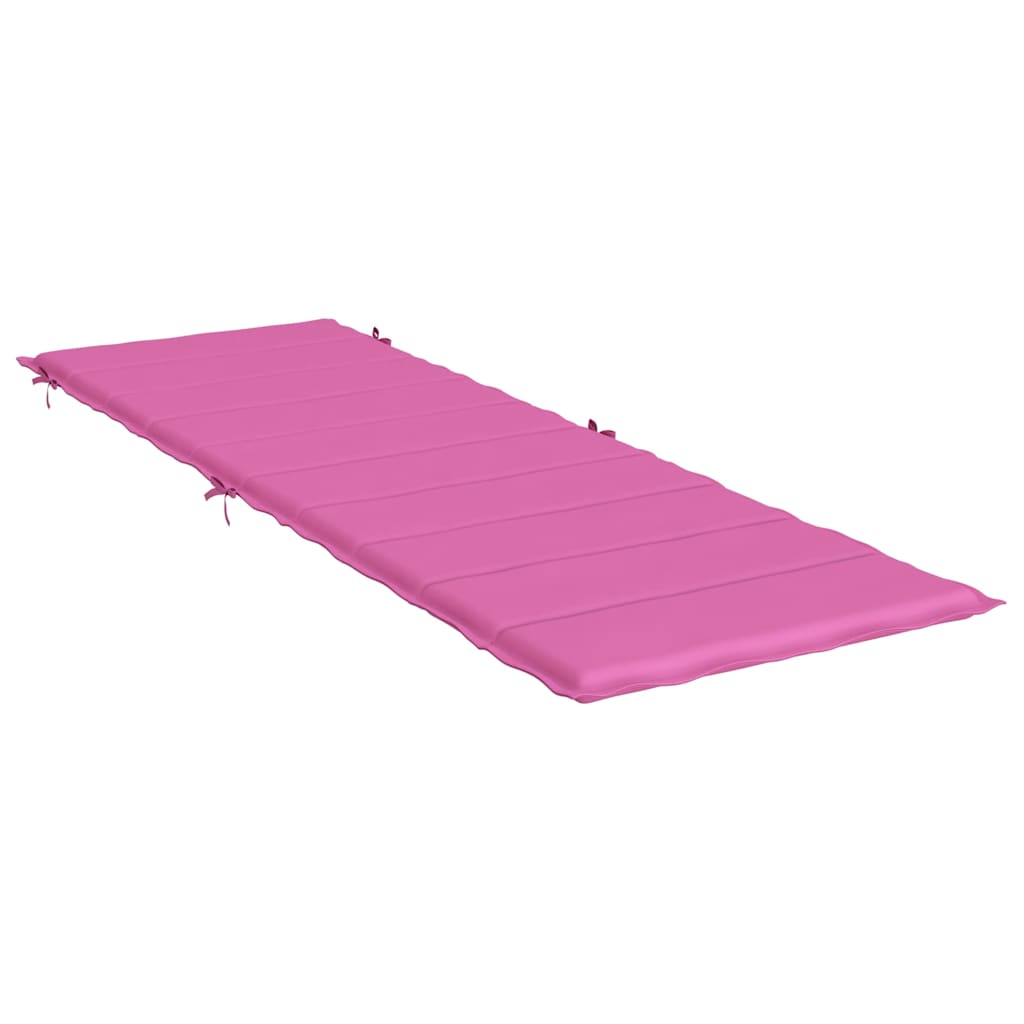 Coussin de transat rose en tissu Oxford