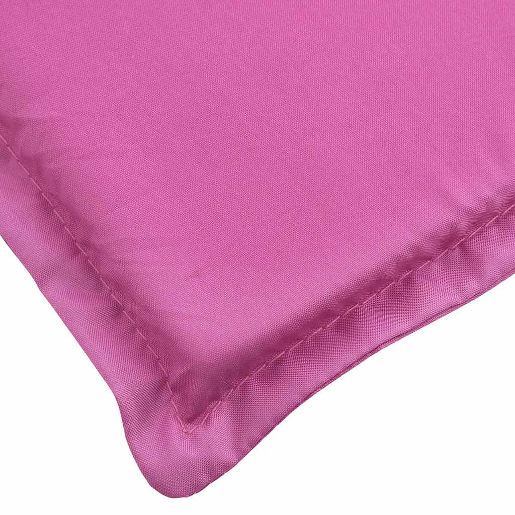 Coussin de transat rose en tissu Oxford