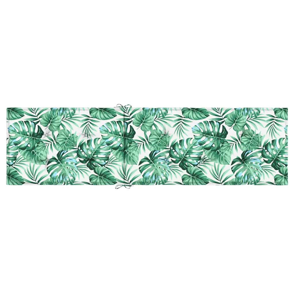 Deck Chair Cushion Leaf Pattern Oxford Fabric