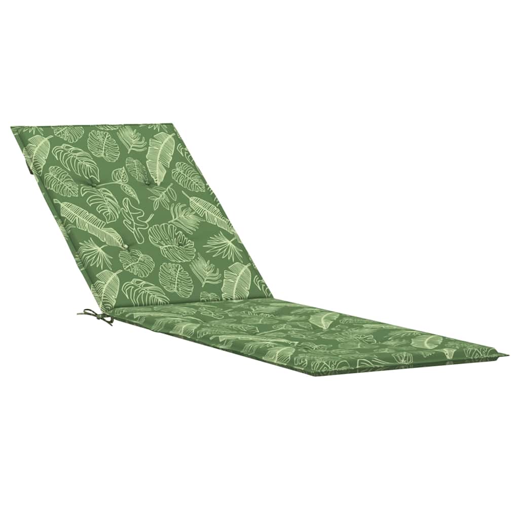 Coussin de transat motif feuilles Tissu Oxford