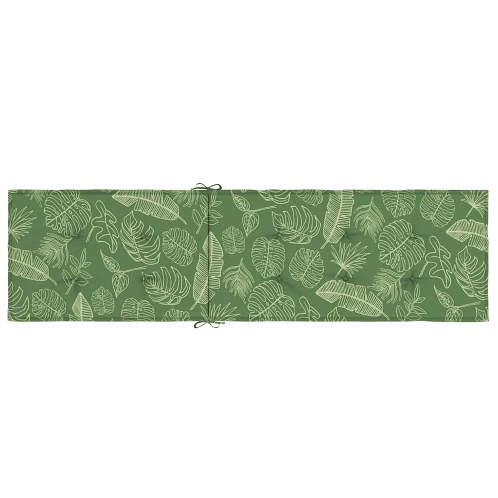 Coussin de transat motif feuilles Tissu Oxford