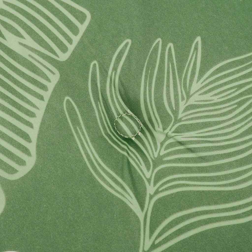 Coussin de transat motif feuilles Tissu Oxford
