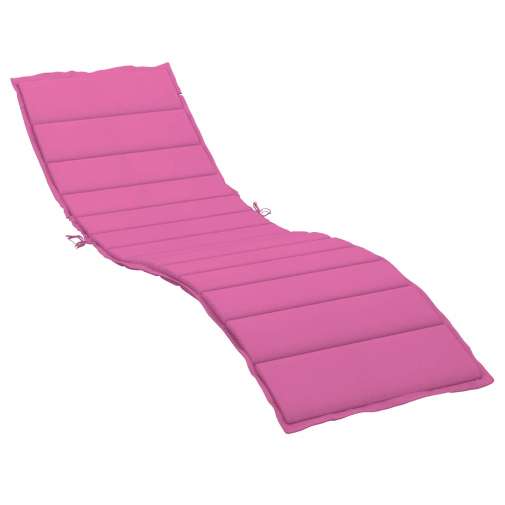 Coussin pour chaise longue en tissu Oxford rose