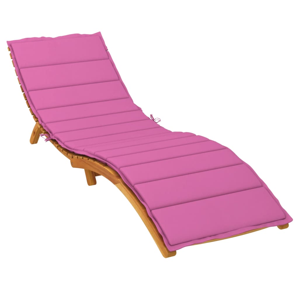 Coussin pour chaise longue en tissu Oxford rose