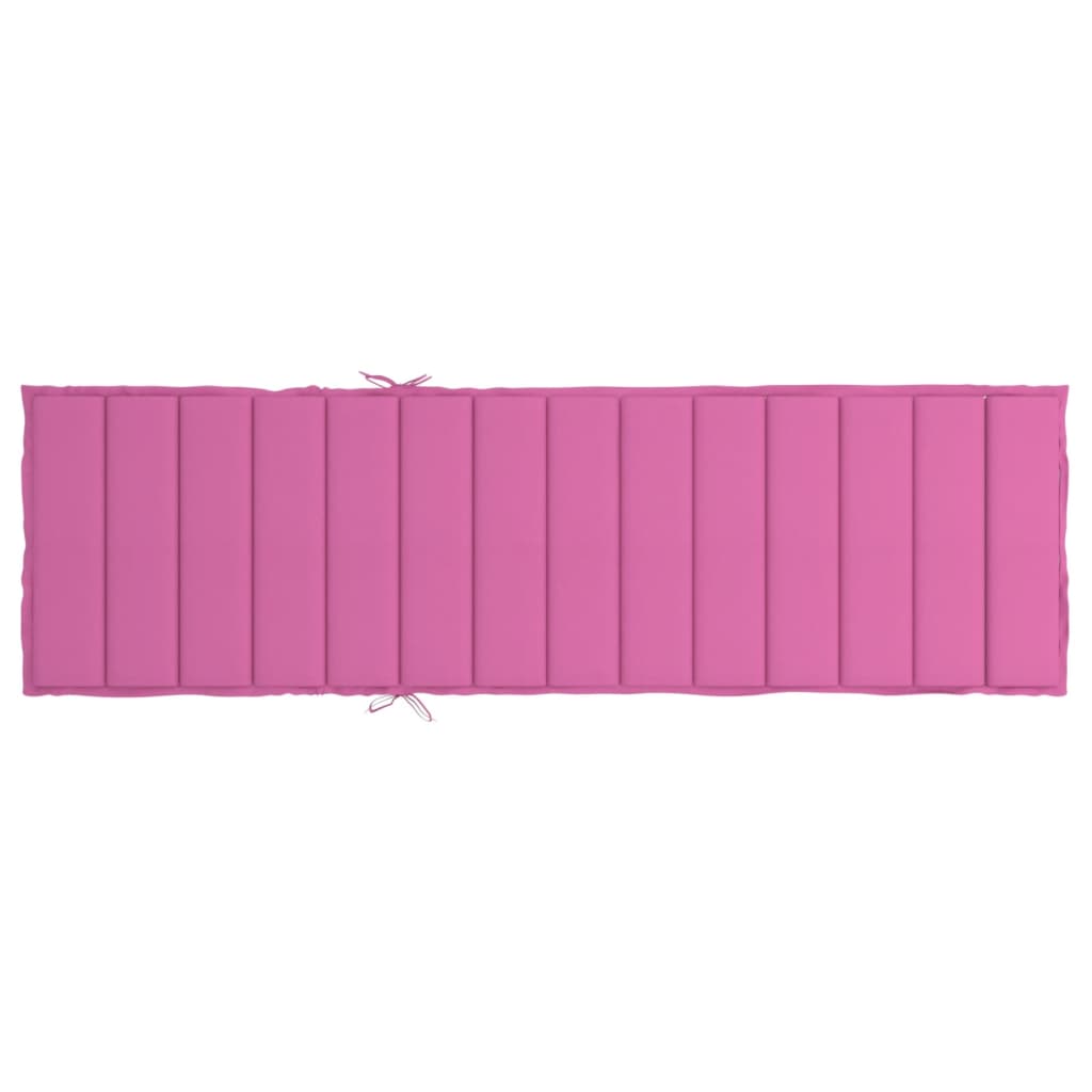 Coussin pour chaise longue en tissu Oxford rose