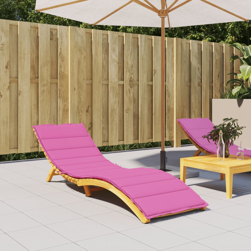 Coussin pour chaise longue en tissu Oxford rose