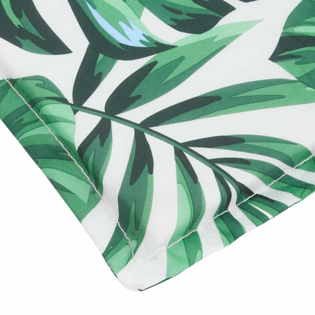 Coussin de transat Motif feuille 200 x 70 x 3 cm Tissu Oxford