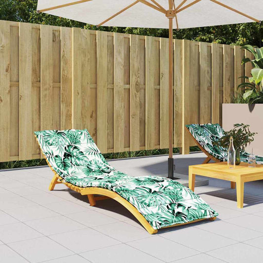 Liege-Kissen Blatt Blattmuster 200 x 70 x 3 cm Oxford-Stoff