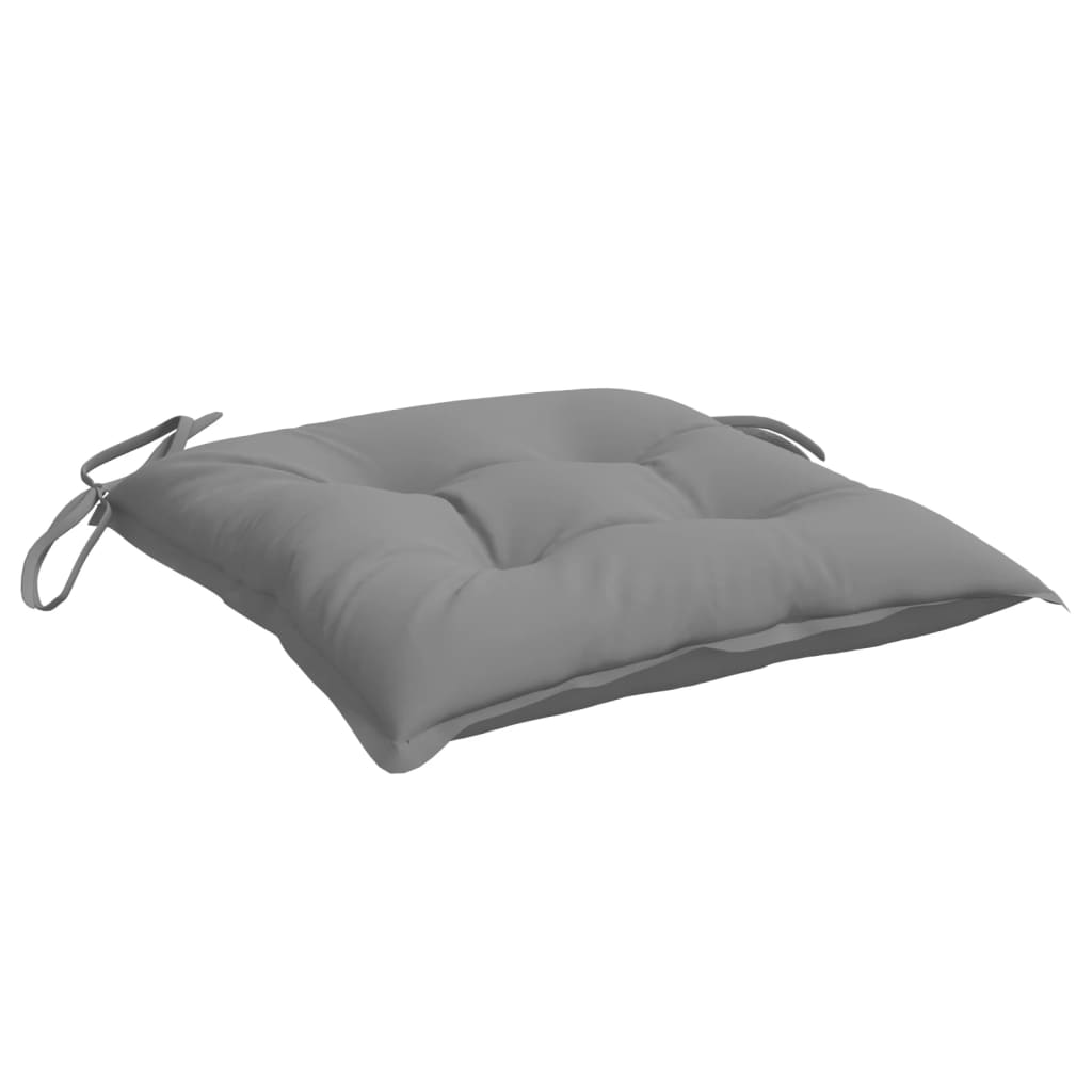 Chair cushions 6 pcs. Grey 40x40x7 cm Oxford fabric