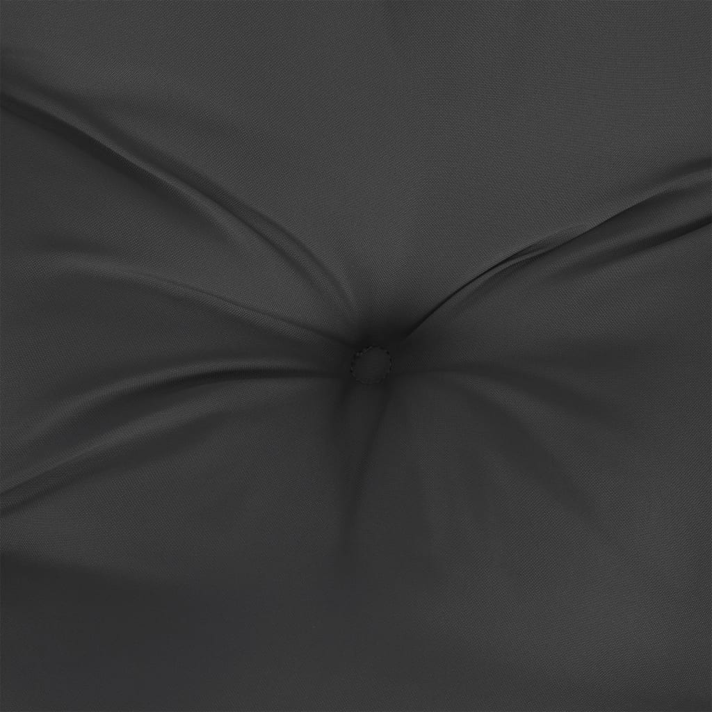 Seat Cushions 2 pcs. Black 40x40x7 cm Oxford Fabric