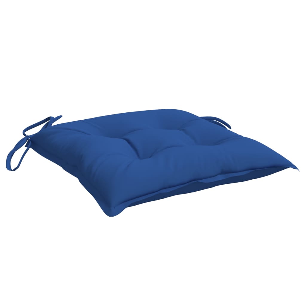 Seat cushions 6 pcs. Blue 40x40x7 cm Oxford fabric