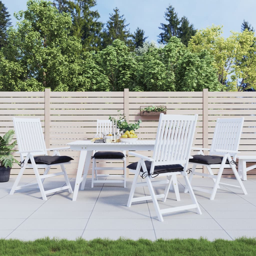Coussins de chaise 4 pcs. Anthracite 50x50x7 cm Tissu Oxford