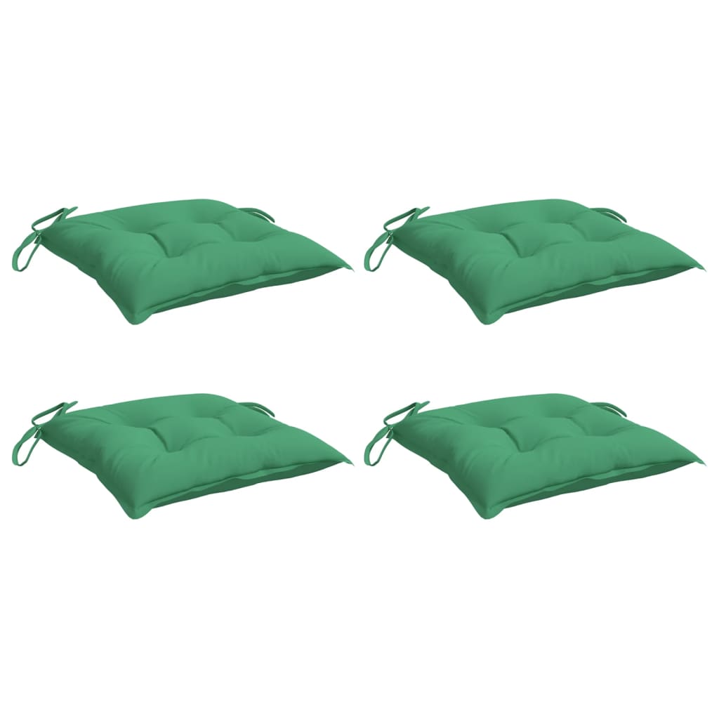 Pallet Cushions 4 pcs. Green 50x50x7 cm Oxford Fabric