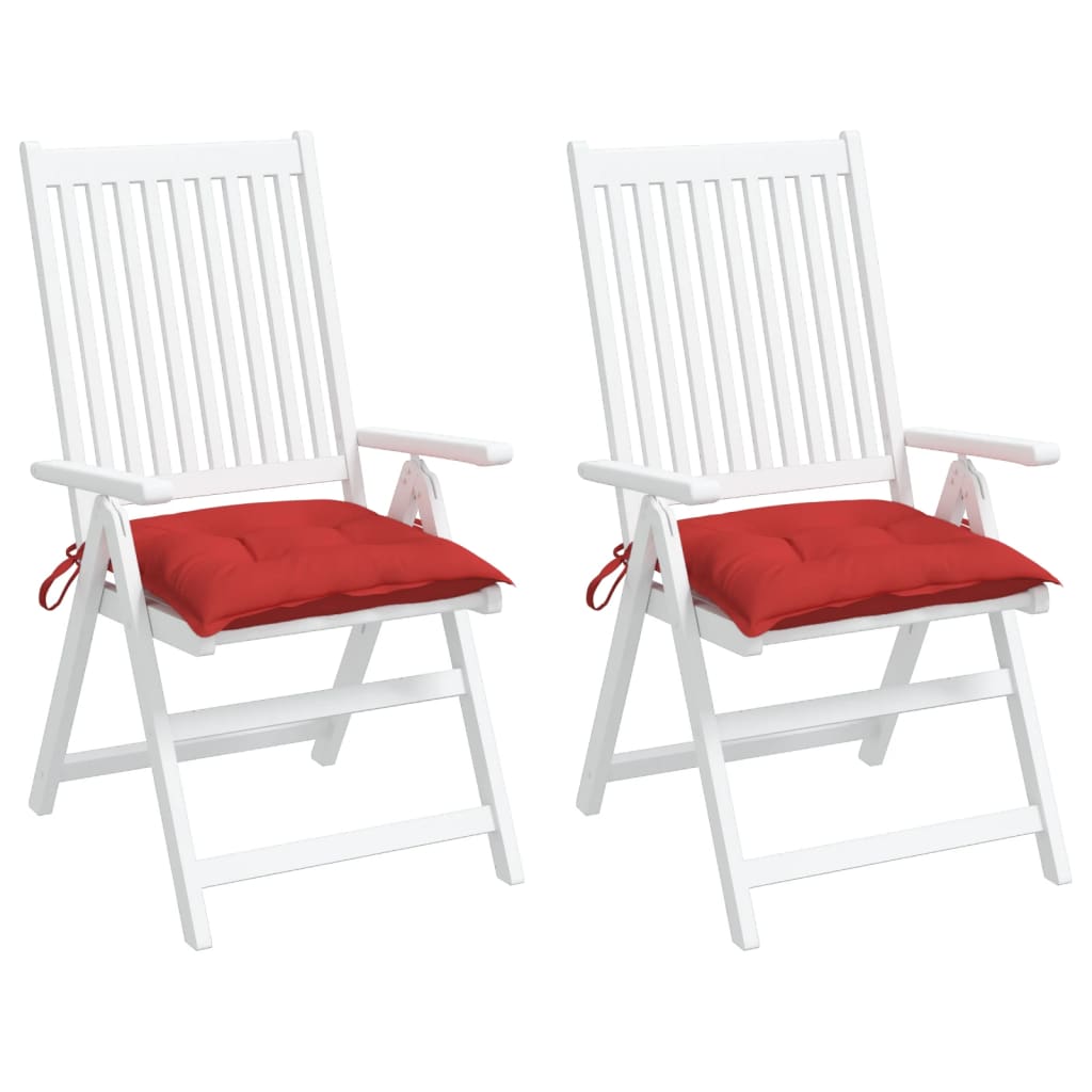 Pallet Cushions 2 pcs Red 50x50x7 cm Oxford Fabric