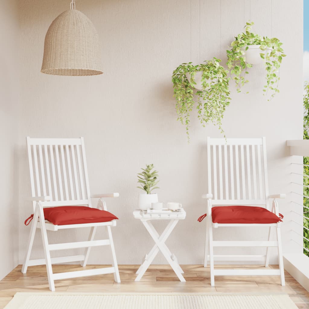 Pallet Cushions 2 pcs Red 50x50x7 cm Oxford Fabric