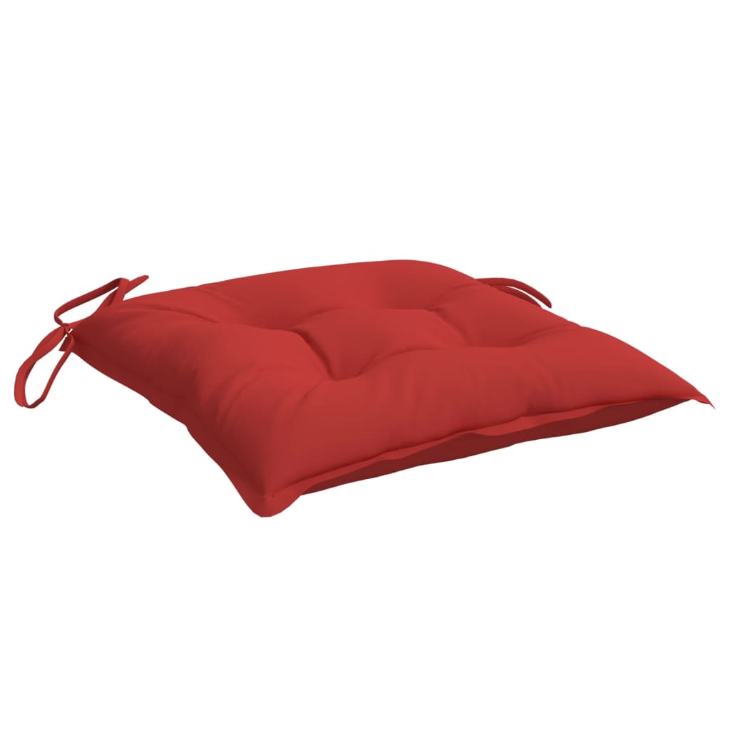 Coussins de palette 4 pcs Rouge 50x50x7 cm Tissu Oxford