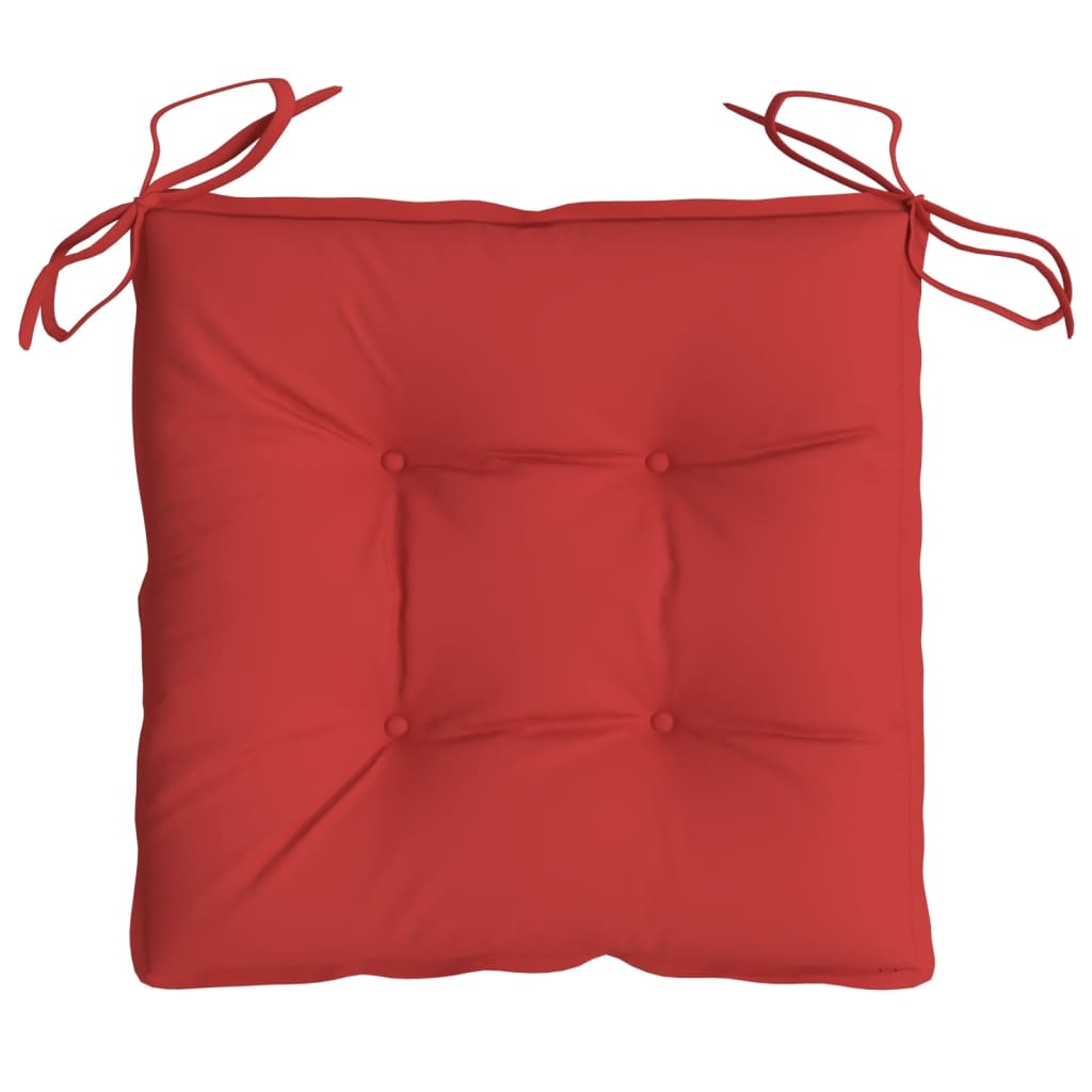 Coussins de palette 4 pcs Rouge 50x50x7 cm Tissu Oxford