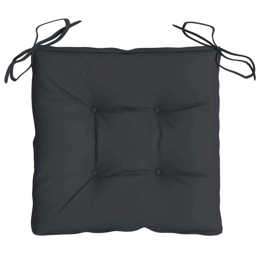 Pallet Cushions 2 pcs Black 50x50x7 cm Oxford Fabric