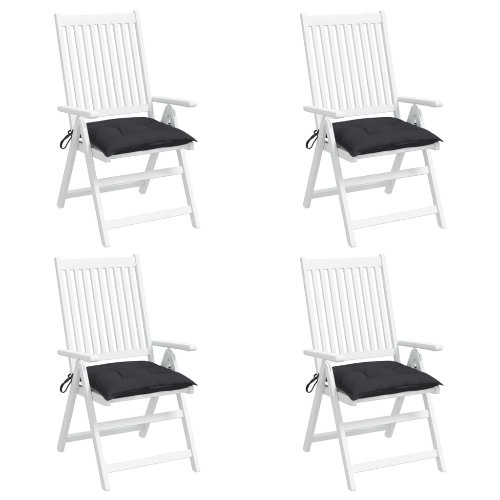 Pallet Cushions 4 pcs. Black 50x50x7 cm Oxford Fabric