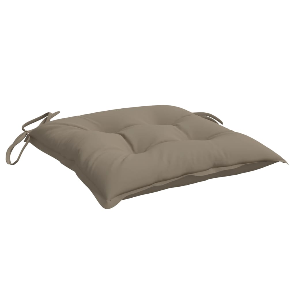 Pallet Cushions 2 pcs Taupe 50x50x7 cm Oxford Fabric