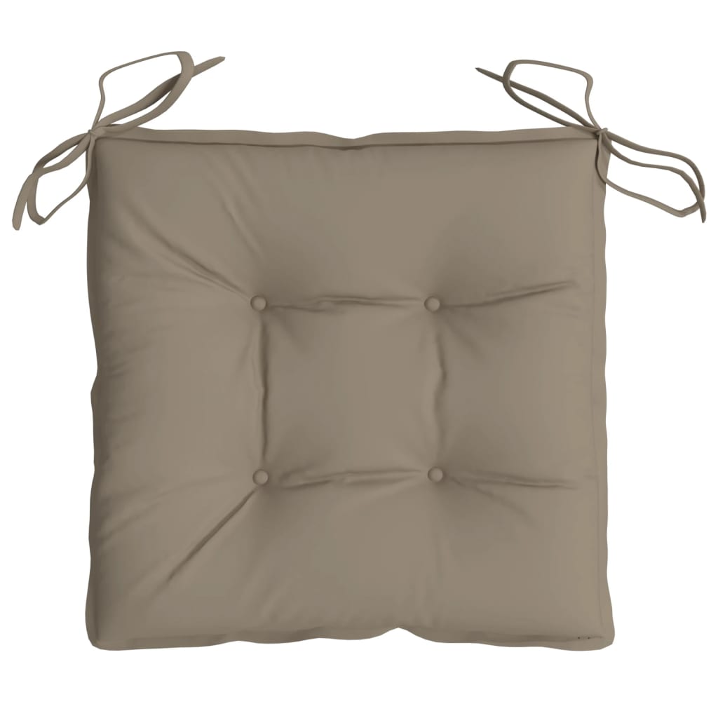 Pallet Cushions 2 pcs Taupe 50x50x7 cm Oxford Fabric