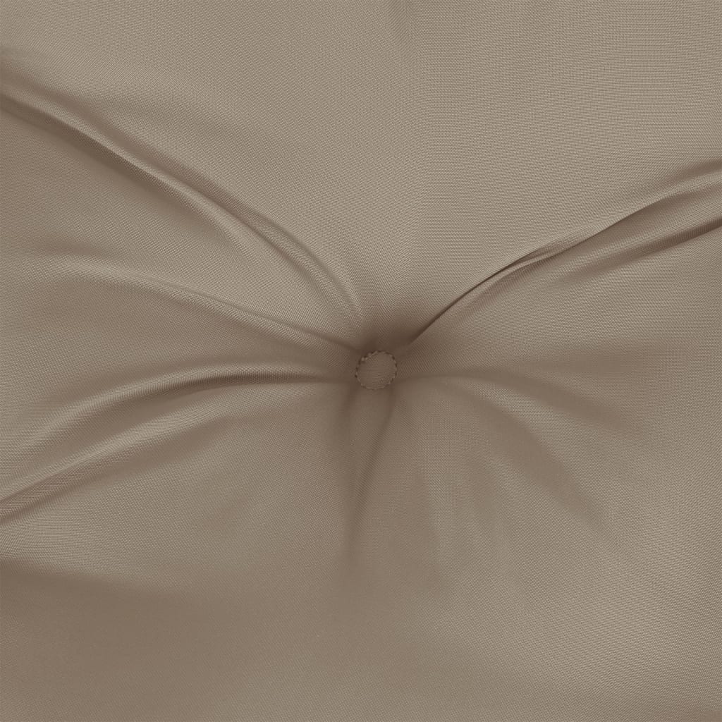 Pallet Cushions 2 pcs Taupe 50x50x7 cm Oxford Fabric