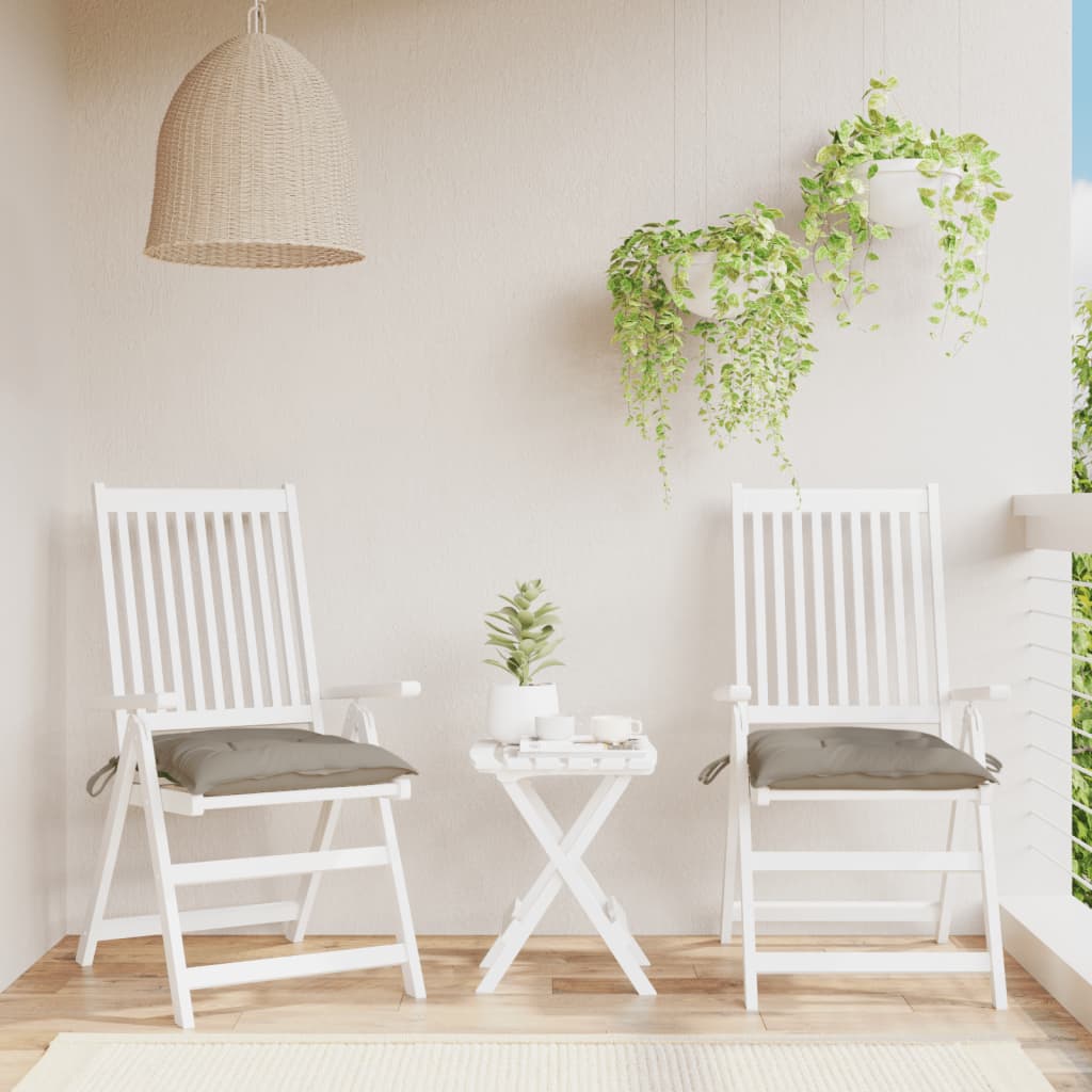 Pallet Cushions 2 pcs Taupe 50x50x7 cm Oxford Fabric