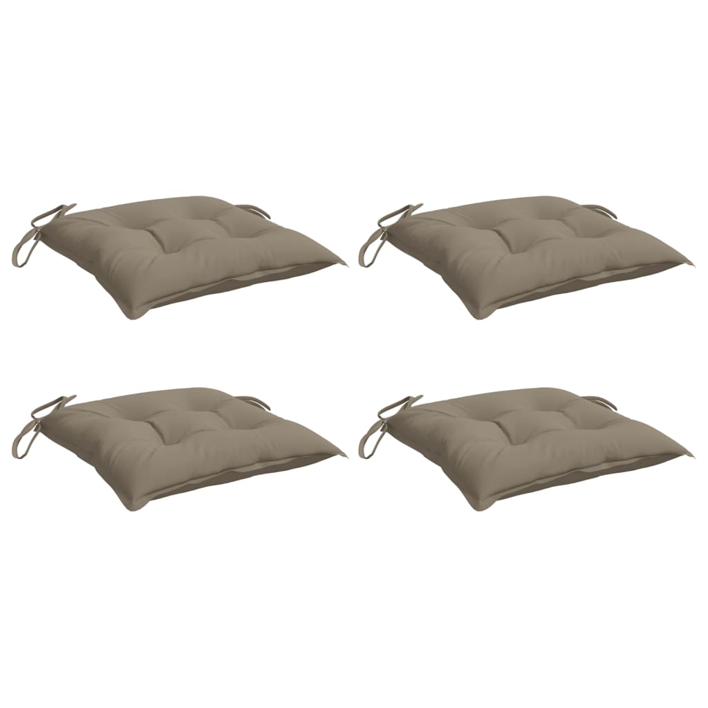 Pallet Cushions 4 pcs Taupe 50x50x7 cm Oxford Fabric