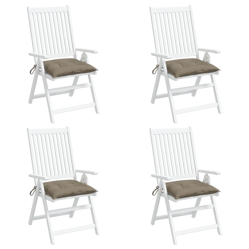 Pallet Cushions 4 pcs Taupe 50x50x7 cm Oxford Fabric