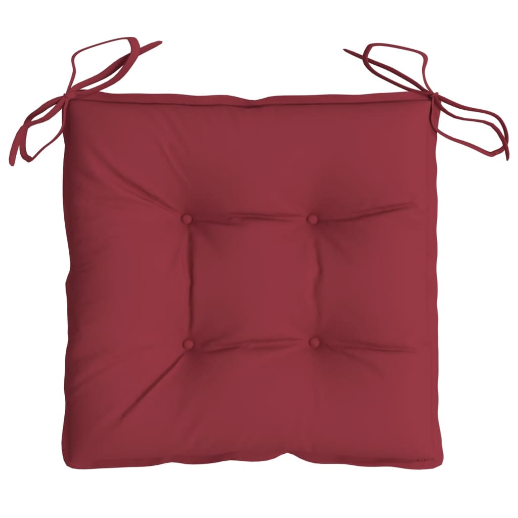 Pallet Cushions 4 pcs. Wine Red 50x50x7 cm Oxford Fabric