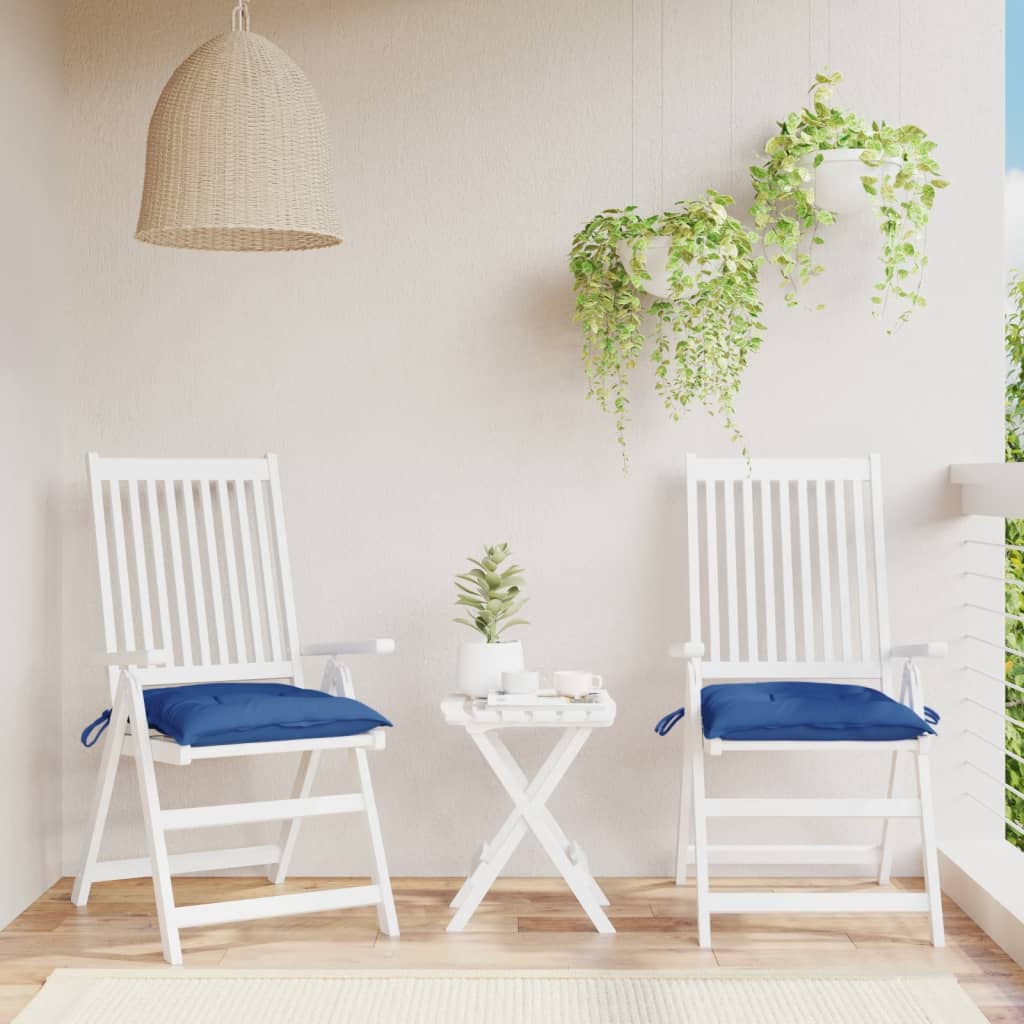 Pallet Cushions 2 pcs. Blue 50x50x7 cm Oxford Fabric