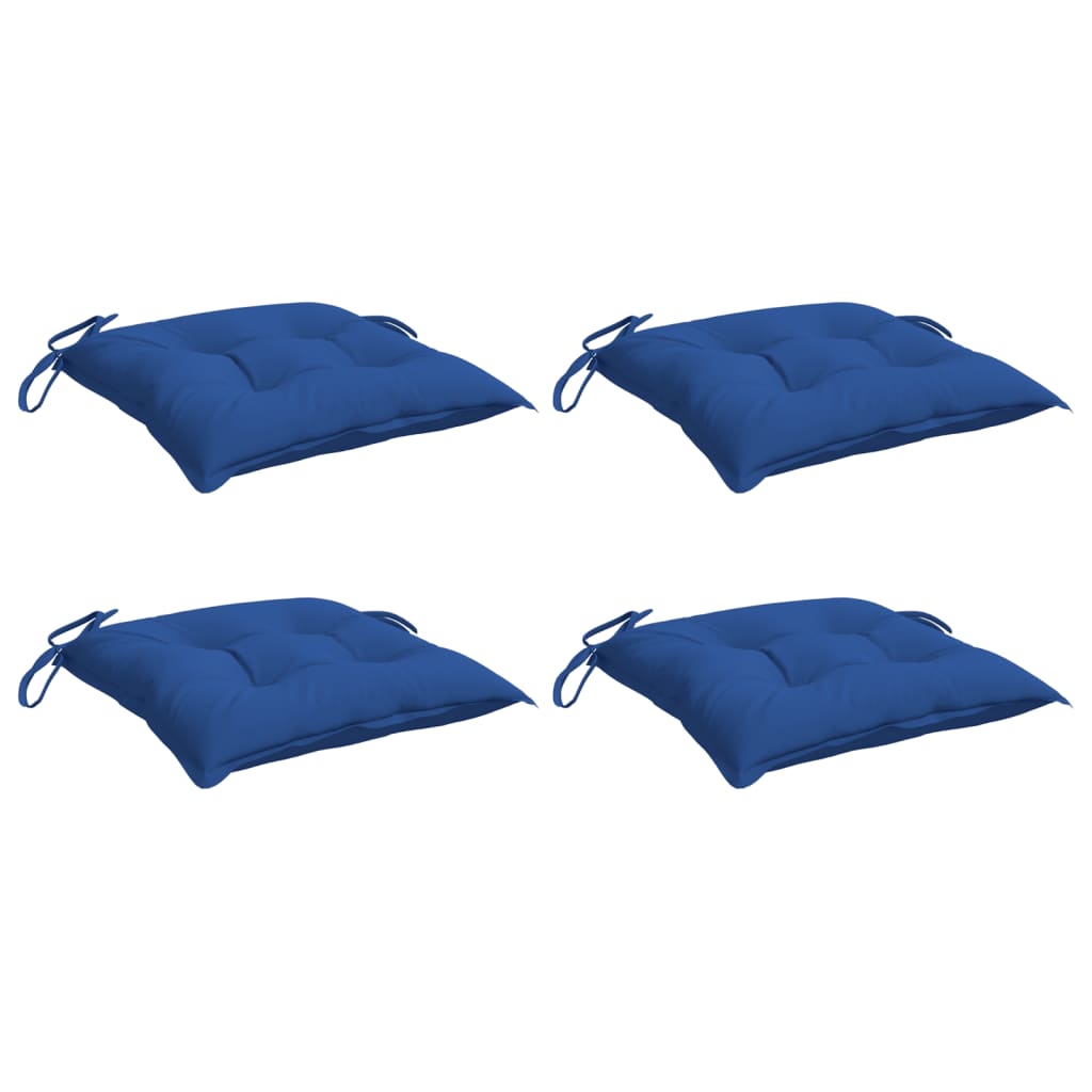 Pallet Cushions 4 pcs Blue 50x50x7 cm Oxford Fabric