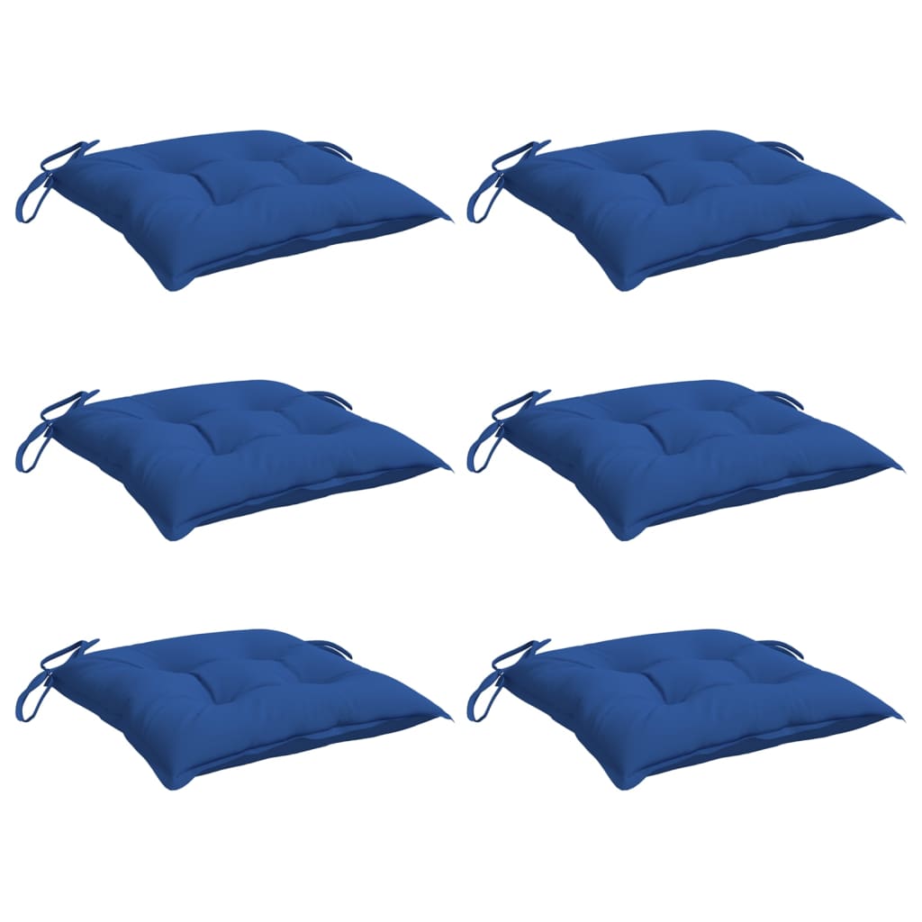Pallet Cushions 6 pcs Blue 50x50x7 cm Oxford Fabric