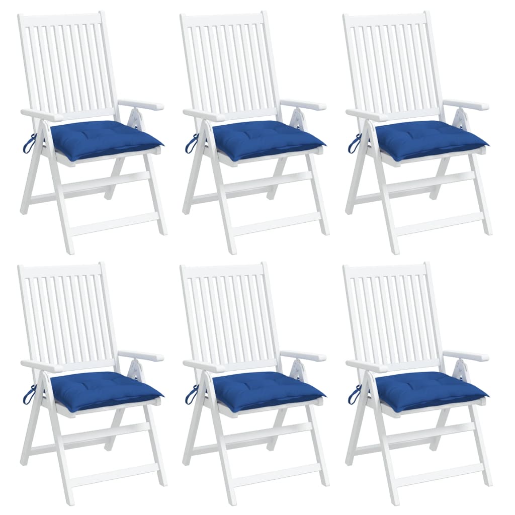 Pallet Cushions 6 pcs Blue 50x50x7 cm Oxford Fabric