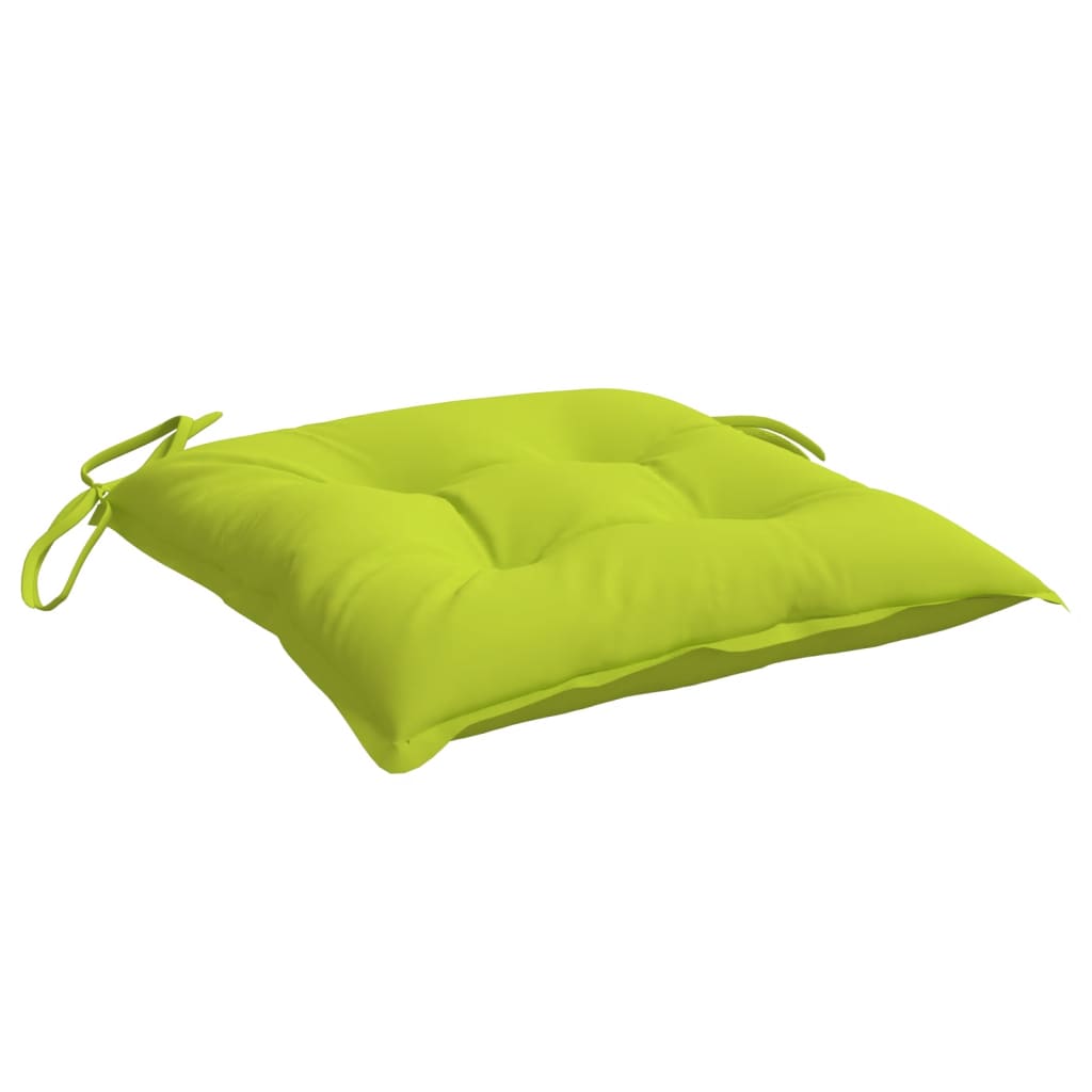 Coussin de palette 4 pcs Vert clair 50x50x7 cm Tissu Oxford