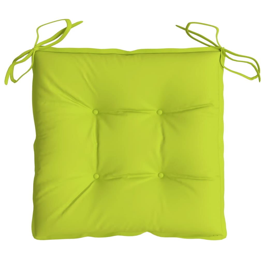 Coussin de palette 4 pcs Vert clair 50x50x7 cm Tissu Oxford
