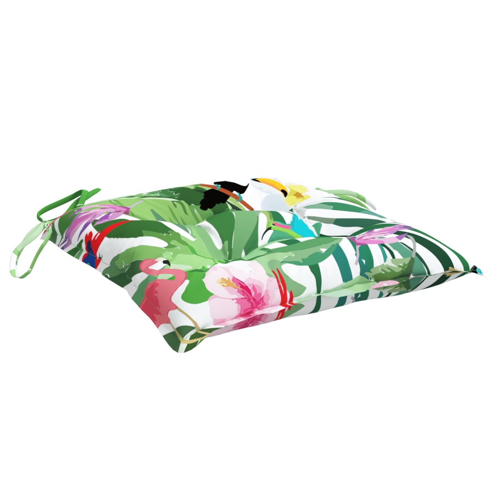 Coussins de chaise 4 pcs. Multicolore 50x50x7 cm Tissu Oxford