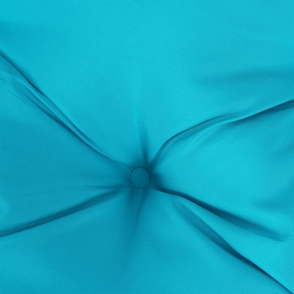 Coussins de chaise 2 pcs Turquoise 50x50x7 cm Tissu Oxford