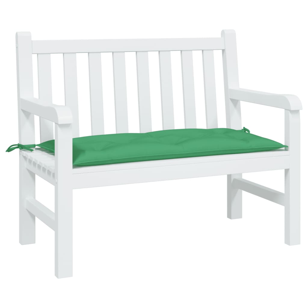 Garden Bench Cushion Green 100x50x7 cm Oxford Fabric