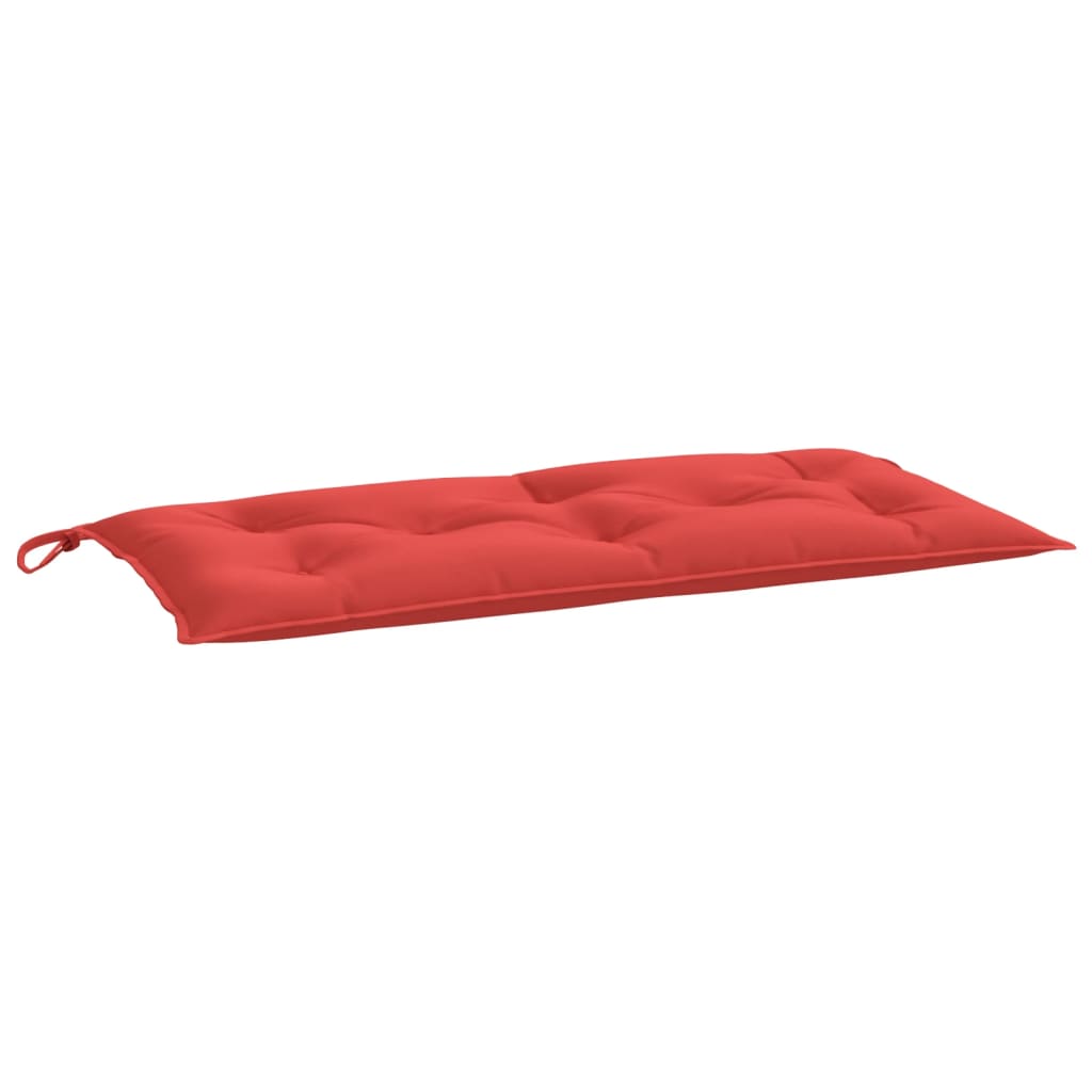 Garden Bench Cushion Red 100x50x7 cm Oxford Fabric