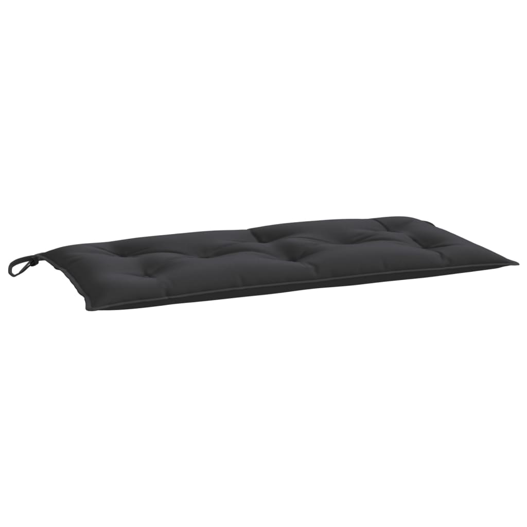 Coussin de banc de jardin noir 100x50x7 cm Tissu Oxford