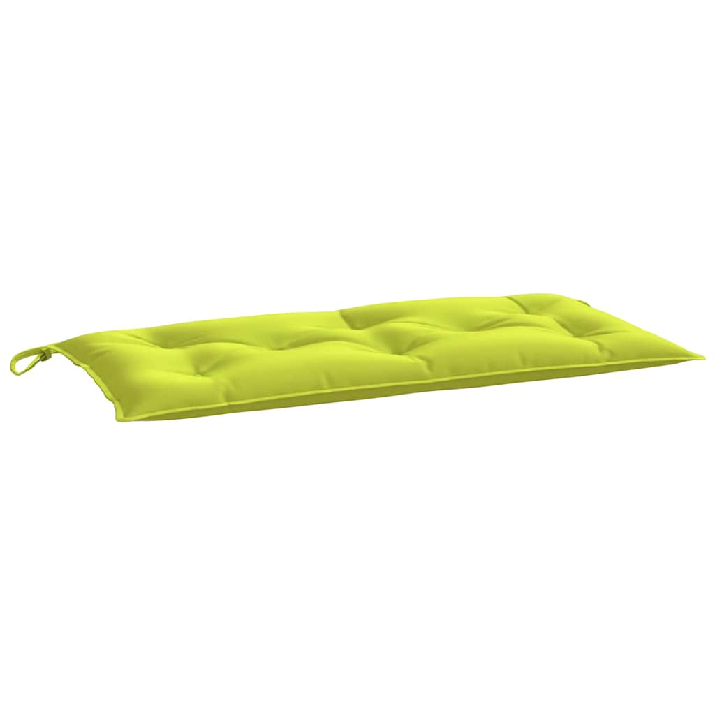 Coussin de banc de jardin vert clair 100x50x7 cm Tissu Oxford