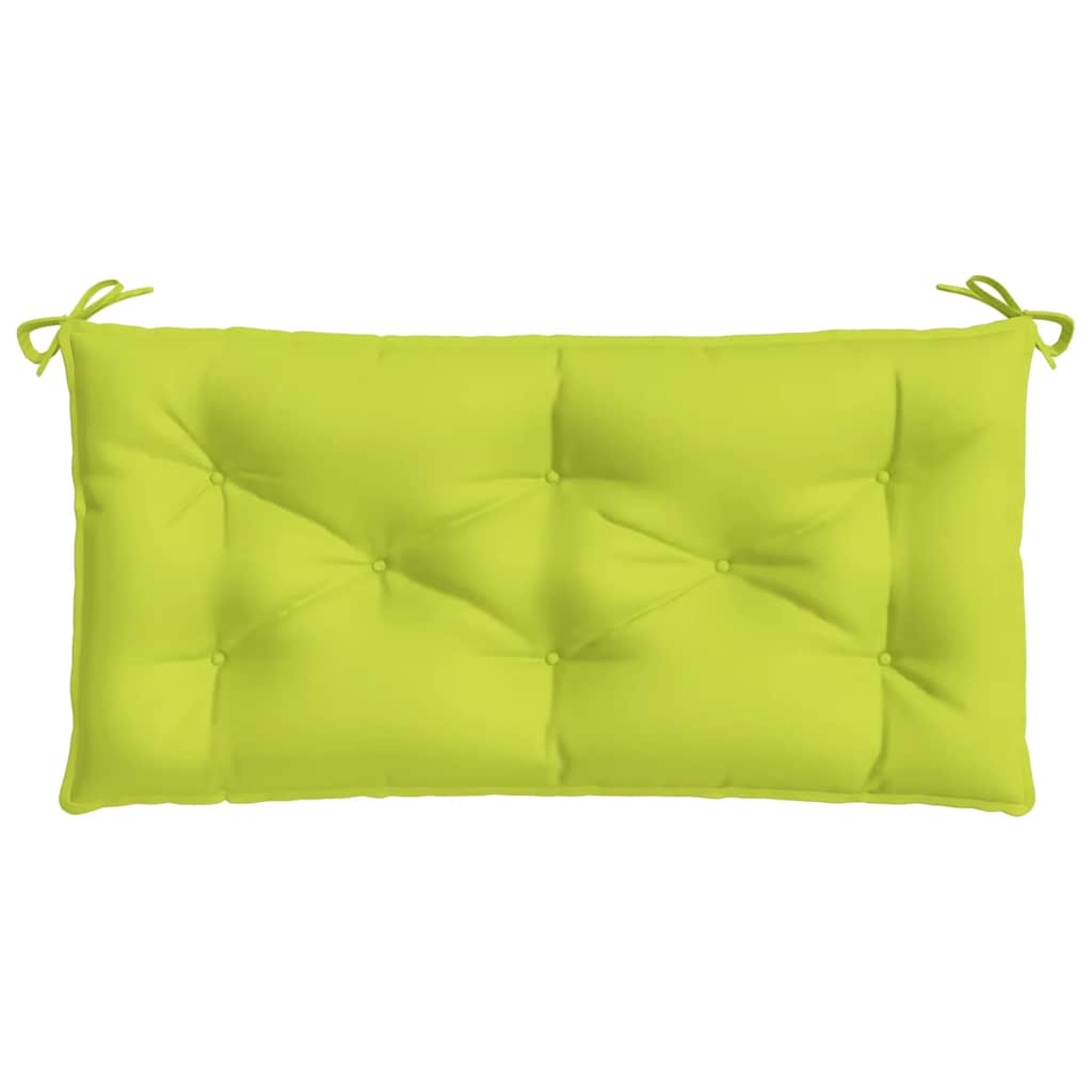 Coussin de banc de jardin vert clair 100x50x7 cm Tissu Oxford