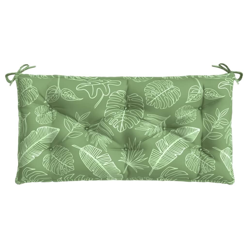 Garden Bench Cushion Leaf Pattern 100x50x7 cm Oxford Fabric