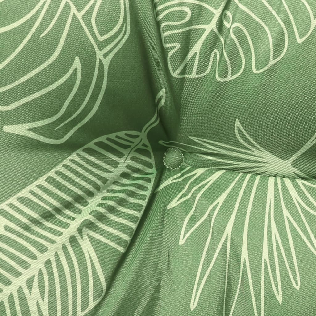Garden Bench Cushion Leaf Pattern 100x50x7 cm Oxford Fabric